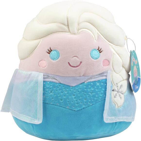 Squishmallow Official Kellytoy Disney Frozen Ice Queen Elsa Stuffed Plush Toy - Picture 1 of 11